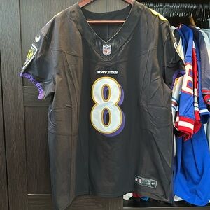 Lamar Jackson Baltimore Ravens Nike Alternate Vapor F.U.S.E. Elite Jersey